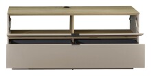 Wohnwand >Ina< (7-teilig) in Cashmere / Riva Eiche Dekor - 340x185x44cm (BxHxT)