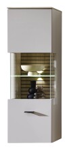 Wohnwand >Ina< (7-teilig) in Cashmere / Riva Eiche Dekor - 340x185x44cm (BxHxT)