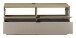 Wohnwand >Ina< (7-teilig) in Cashmere / Riva Eiche Dekor - 340x185x44cm (BxHxT)