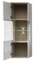 Wohnwand >Ina< (6-teilig) in Cashmere / Riva Eiche Dekor - 340x200x44cm (BxHxT)