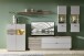Wohnwand >Ina< (6-teilig) in Cashmere / Riva Eiche Dekor - 340x200x44cm (BxHxT)