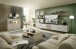 Couchtisch >Ina< in Cashmere / Riva Eiche Dekor, Spanplattte - 110x44x65 (BxHxT)