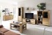 Wohnwand >Greno< (3-teilig) in Wildeiche - 235x200x54 (BxHxT)