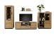 Wohnwand >Greno< (2-teilig) in Wildeiche - 255x200x54 (BxHxT)