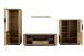 Wohnwand >Greno< (2-teilig) in Wildeiche - 295x142x54 (BxHxT)