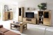 Wohnwand >Greno< (2-teilig) in Wildeiche - 295x142x54 (BxHxT)