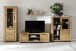 Wohnwand >Greno< (2-teilig) in Wildeiche - 235x200x54 (BxHxT)