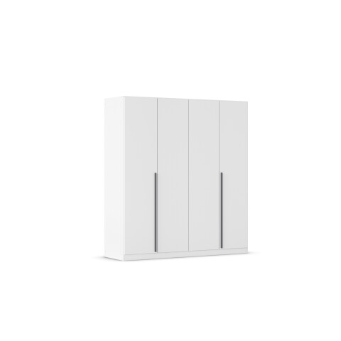 Drehtürenschrank >Alba< 4 Türen, 2 Innenschübe, alpinweiß - 181x197x54cm (BxHxT)