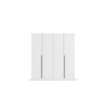 Drehtürenschrank >Alba< 4 Türen, 2 Innenschübe, alpinweiß - 181x197x54cm (BxHxT)