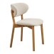 Esszimmerstuhl >Dunkirk< (2er-Set) in Natur / Beige - 52x82x59 (BxHxT)