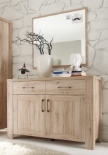 Sideboard >Lupo< in Sanremo Dekor, Holzwerkstoff - 127x89x42cm (BxHxT)
