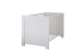 Babybett >Nana< in weiss matt, Holzwerkstoff - 78x82x144cm (BxHxT)