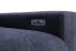 Polstergarnitur >Donaugh< Sitztiefen + Kopfteilverstellungen, blau-schwarz - 323x76x231 (BxHxT)