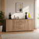 Sideboard >Montreal< 2 Türen, 3 Schübe, in sanremo hell - 192x87x45 (BxHxT)