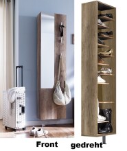 Schuhschrank >Woody< drehbar, wildeiche...