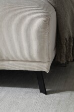 Polstergarnitur >Sally< Sitztiefen + Kopfetilverstellung, creme - 285x79x201cm (BxHxT)