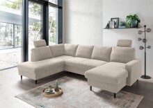 Wohnlandschaft >Pris< U-Form, Funktionen, cord...