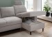 Ecksofa >Pris< Schlaffunktion, Stauraum, grau - 234x88x147 (BxHxT)