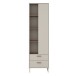 Regal >MILLES< in Sandfarbig - 58,9x201,6x41,5cm (BxHxT)