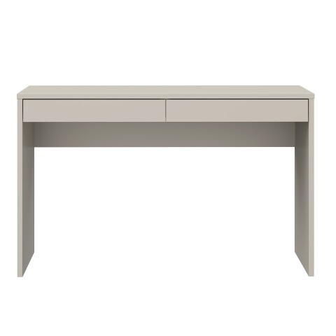 Schreibtisch >MILLES < in Sandfarbig - 124,8x77,3x53,1cm (BxHxT)