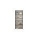 Drehtürenschrank >Acero< in Spiegel / Eiche Artisan - 91x210x41 (BxHxT)