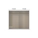 Schwebetürenschrank >Mosbach< in alpinweiß / Eiche Artisan - 226x210x62 (BxHxT)