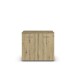 Kommode >Mosbach< in Eiche Artisan, Holzwerkstoff - 80x81x42cm (BxHxT)