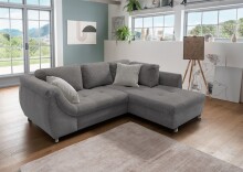 Polsterecke >Allin< Bettfunktion, grau / silber,...