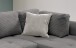Polsterecke >Allin< Bettfunktion, grau / silber, Cord - 250x66x190cm (BxHxT)
