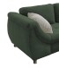 Polsterecke >Allin< Bettfunktion, moosgrün / silber, Cord - 250x66x190cm (BxHxT)