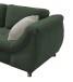 Polsterecke >Allin< Schlaffunktion, moosgrün / silber, Cord - 250x66x190cm (BxHxT)