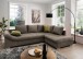 Polsterecke >Althea< Schlaffunktion, Rutsche, Bezug braun - 298x65x202 (BxHxT)