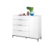 Sideboard >Santorin< inkl. Gestell, in Weiß - 134x112x40cm (BxHxT)