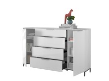 Sideboard >Santorin< inkl. Gestell, in Weiß -...