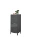 Hochkommode >Santorin< inkl. Gestell, in Anthrazit - 45x112x40cm (BxHxT)