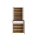 Schuhschrank >KENDRAY< in Mauvelle Eiche Dekor / Sand - 83,7x191,1x34,9 (BxHxT)