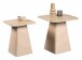 Satztisch >Lissi< (2er-Set) in cremeweiß, Metall - 50x52x50cm (BxHxT)