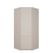 Eckkleiderschrank >SQUERE< Mauvella Eiche Dekor / Sand - 88,5x197,4x88,5 (BxHxT)