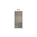 Eckkleiderschrank >Butte< in Eiche Artisan Dekor / grau - 176x197x176 (BxHxT)