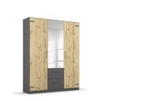 Drehtürenschrank >Butte< in Eiche Artisan...
