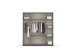Drehtürenschrank >Butte< in Eiche Artisan Dekor / grau - 181x197x55 (BxHxT)