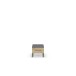 Nachtkommode >Butte< in Eiche Artisan / grau metallic - 40x34x42 (BxHxT)