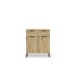 Kommode >Aditio Box< in Eiche Artisan, Holzwerkstoff - 80x92x44cm (BxHxT)