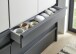 Falttürenschrank >OXFORD< in GRAPHIT - 100x236x58cm (BxHxT)