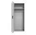 Falttürenschrank >OXFORD< in WEISS - 100x216x58cm (BxHxT)