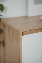 Sideboard >Lindenau< in Dekor Artisan Eiche/weiß hochglanz - 178x88x40 (BxHxT)