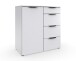Kommode >OXFORD< in WEISS - 81x84x41cm (BxHxT)