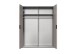 Falttürenschrank >OXFORD< in Saharagrau, Grafit - 200x216x58cm (BxHxT)