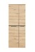 Aktenschrank >Memphis< in Artisan Eiche Dekor / Graphit - 75x197x38 (BxHxT)