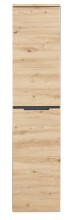Aktenschrank >Memphis< in Artisan Eiche Dekor / Graphit - 45x197x38 (BxHxT)